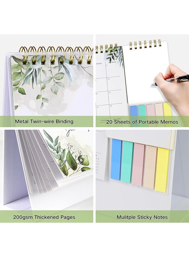 تقويم مكتبي صغير قابل للطي لعام 2026، مناسب للمكتب والمنزل، تقويم مكتبي صغير لعام 2026 من يناير إلى ديسمبر، مخطط شهري مع قائمة مهام وملاحظات لاصقة - Image 5